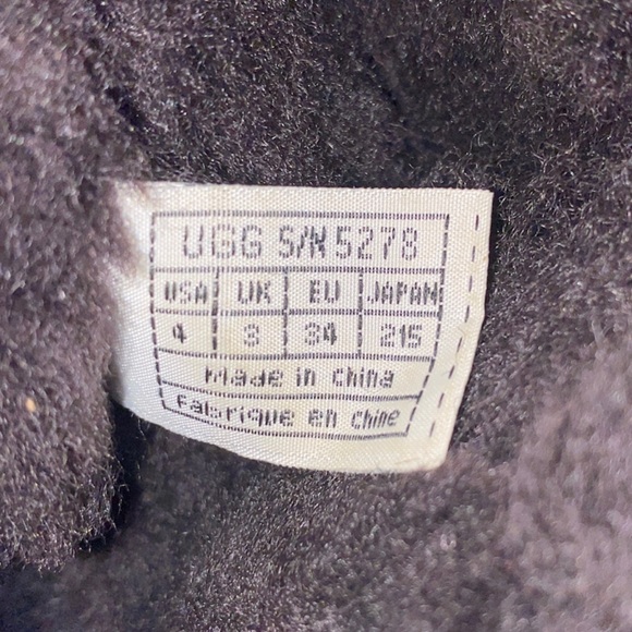 UGG #5278 Uptown Lace Brown & Tan Tall Boot Youth Size 4 (Fit Like Adult Size 6) - Picture 4 of 7